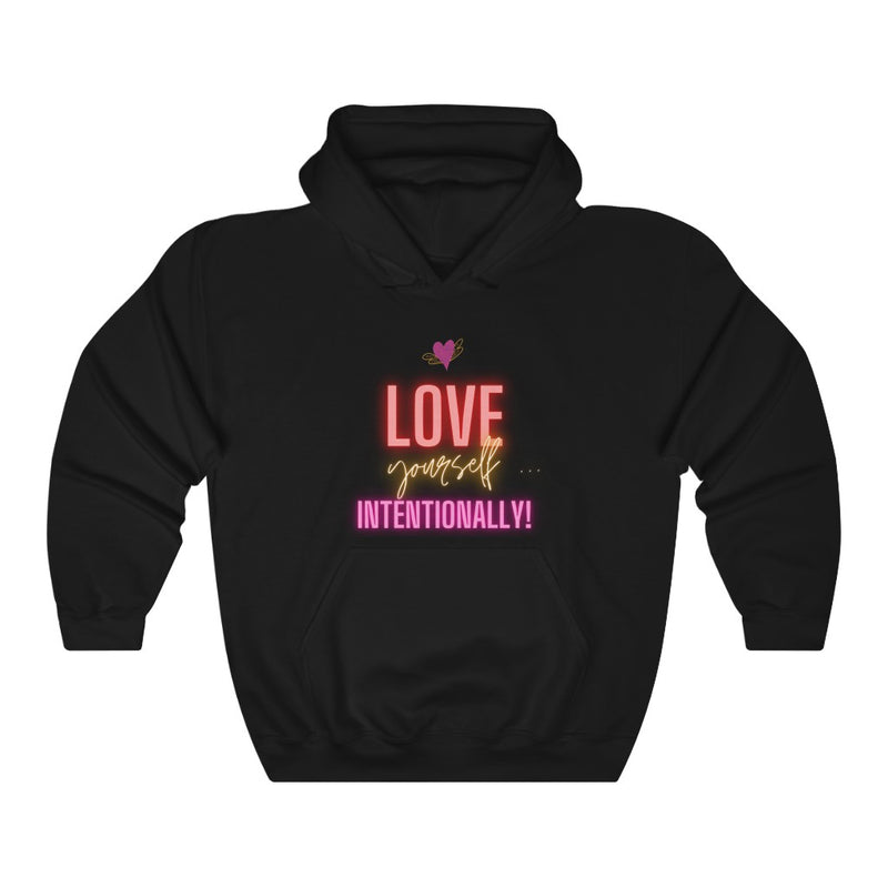 Love Yourself Intentionally - Unisex Heavy Blend™ Hooded Sweatshirt