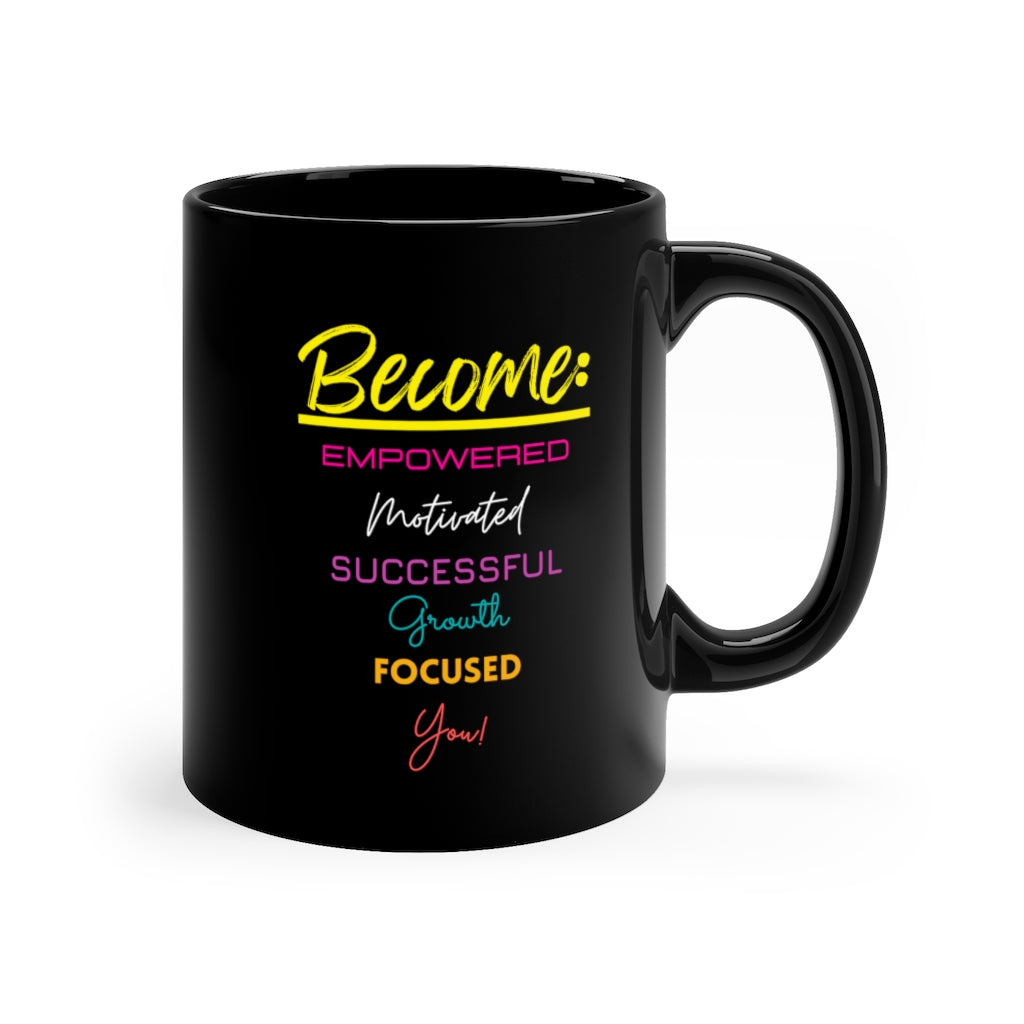 Underestimate Me That'll Be Fun Black Coffee Mug, 11oz Inspiring